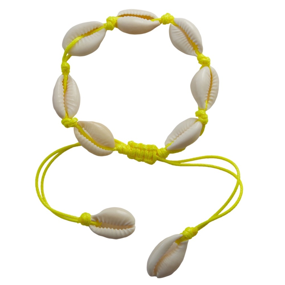 🎉HP🎉 Cowry Shell Bracelet (Yellow)